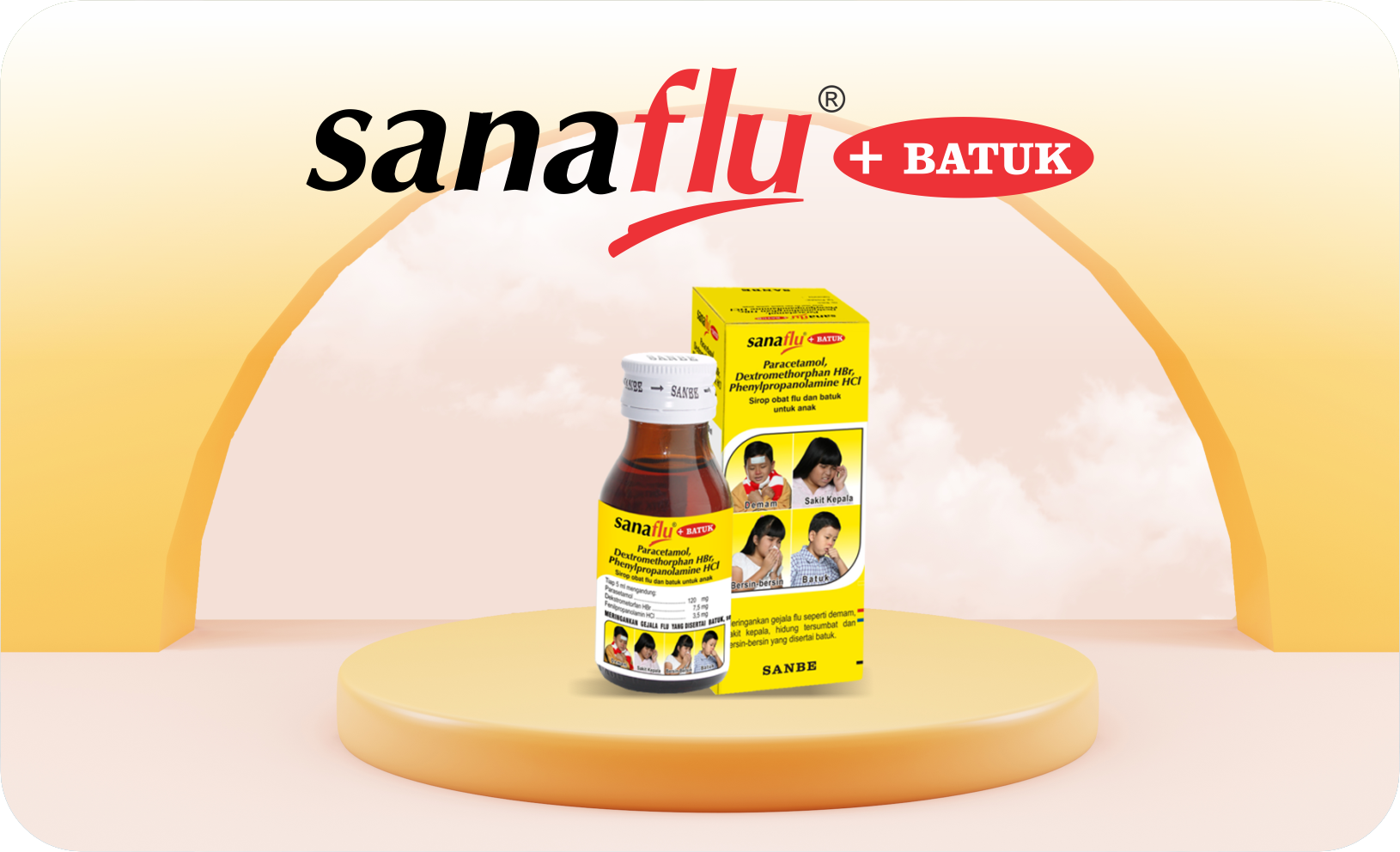 SANAFLU Plus Batuk Sirup